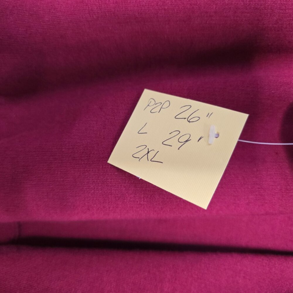 New York Popular Maroon Long Sleeve Sweatshirt "Phoenix" Size 2XL - Picture 5 of 6